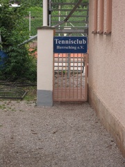 Tennis Club Sign